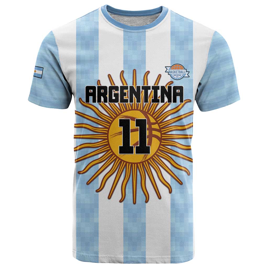 Custom Argentina Basketball T-Shirt Go El Alma Argentina Graphic Tee