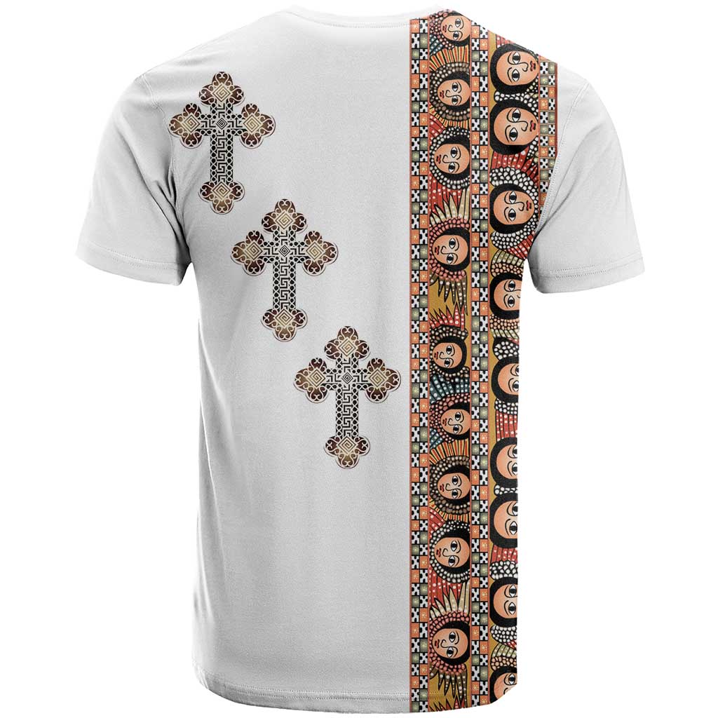 Ethiopia Angels Tilet T-Shirt Ethiopian Cross Graphic Tee