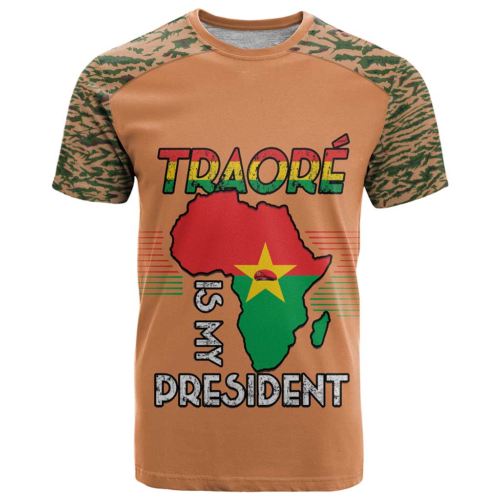 Africa in Solidarity with Traore T-Shirt Africa For Africans Graphic Tee