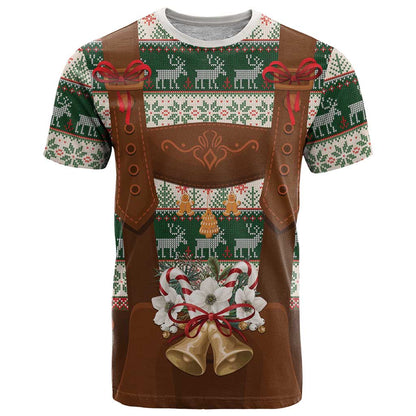 Germany Bavarian Christmas T-Shirt German Heritage Costume Graphic Tee