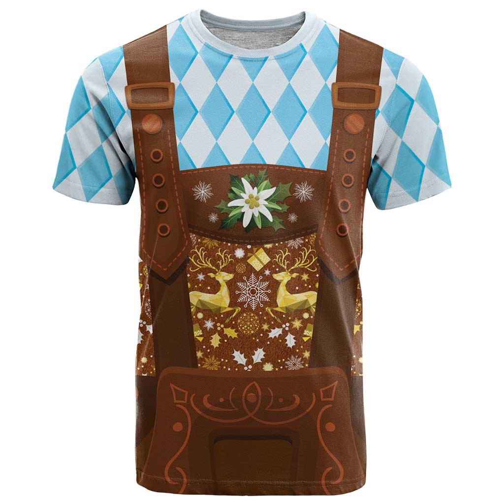 Germany Christmas T-Shirt Bavarian Costume Style Graphic Tee