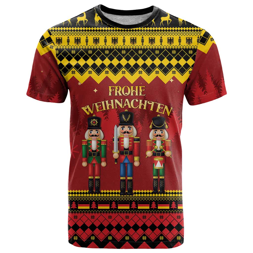 Germany Nussknacker Christmas T-Shirt Crack Deez Nuts Graphic Tee