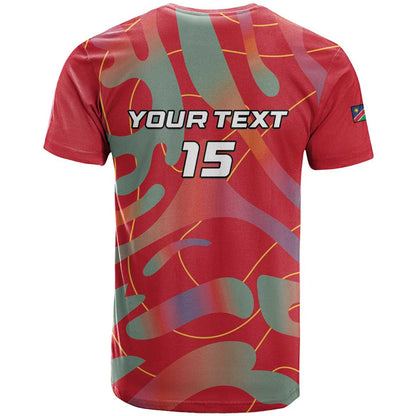 Custom Namibia Football T-Shirt Go Namibia Warriors Graphic Tee