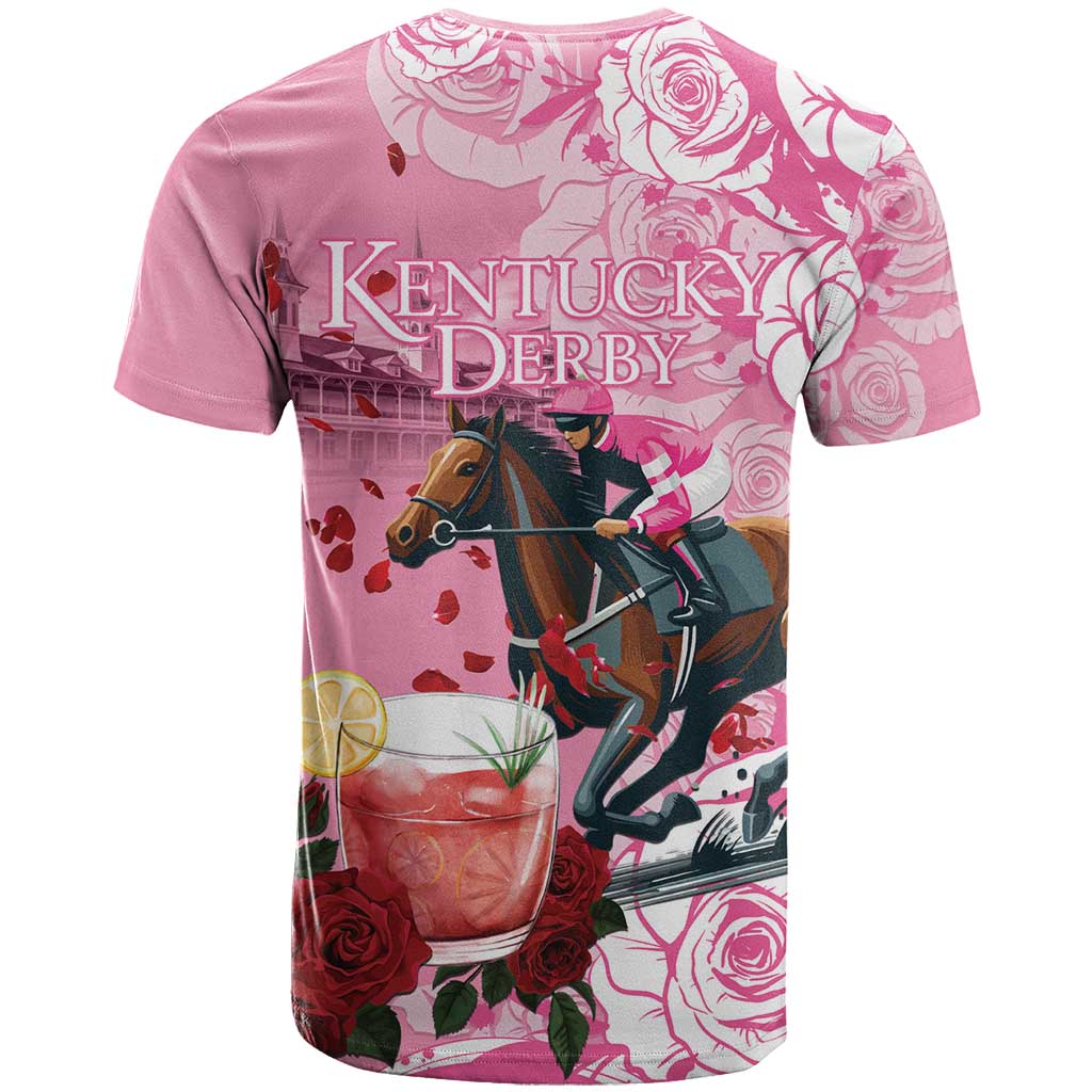 Kentucky Horse Racing T-Shirt Churchill Downs Derby Strawberry Mint Julep Cocktail Graphic Tee