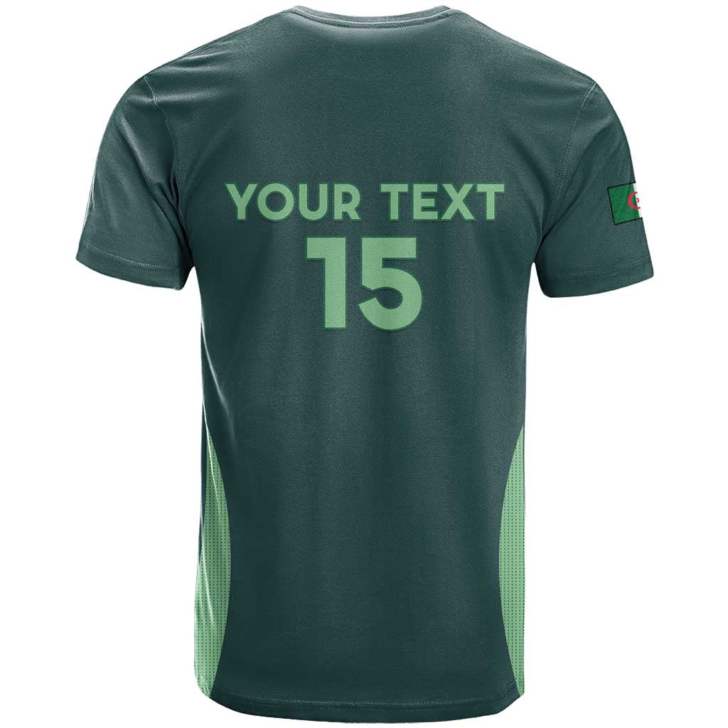 Custom Algeria Football T-Shirt Come On Greens Graphic Tee