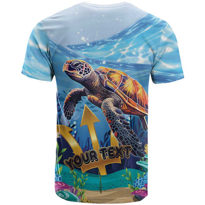 Personalised Barbados Sea Turtle T-Shirt Ocean Style Graphic Tee