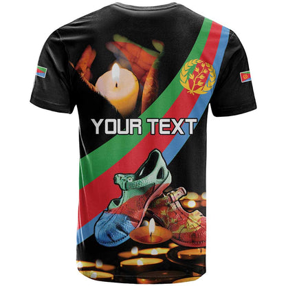 Personalized Eritrea Martyrs Day T-Shirt Candlelight Vigil Shida Shoes Graphic Tee