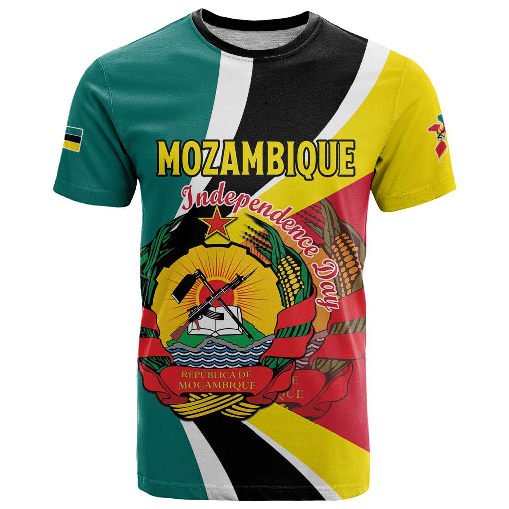 Personalized Mozambique T-Shirt 50 Years Anniversary Independence Day Graphic Tee