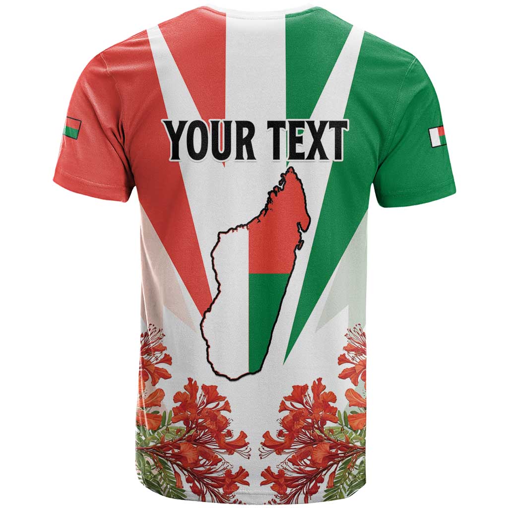 Personalized Madagasikara T-Shirt Seal With Poinciana Graphic Tee
