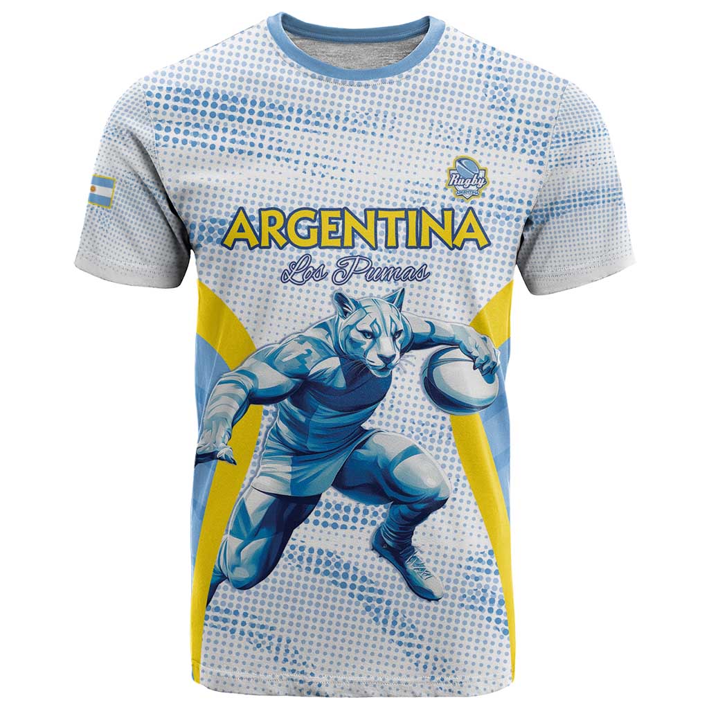 Argentina Rugby Custom T-Shirt Pumas Mascot - Sporty Style Graphic Tee