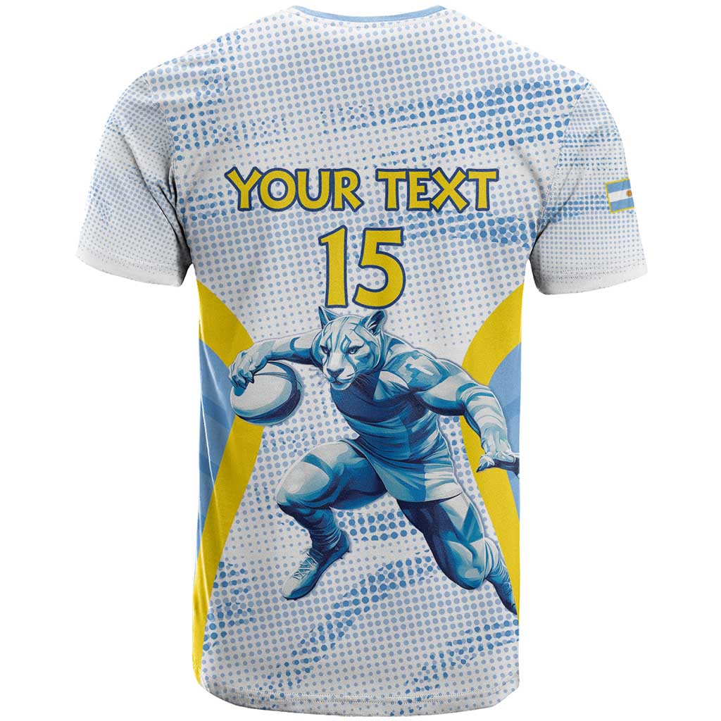 Argentina Rugby Custom T-Shirt Pumas Mascot - Sporty Style Graphic Tee