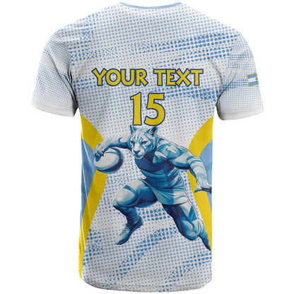 Argentina Rugby Custom T-Shirt Pumas Mascot - Sporty Style Graphic Tee