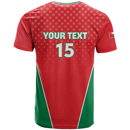 Custom Oman Cricket T-Shirt We Are Champions Graphic Tee
