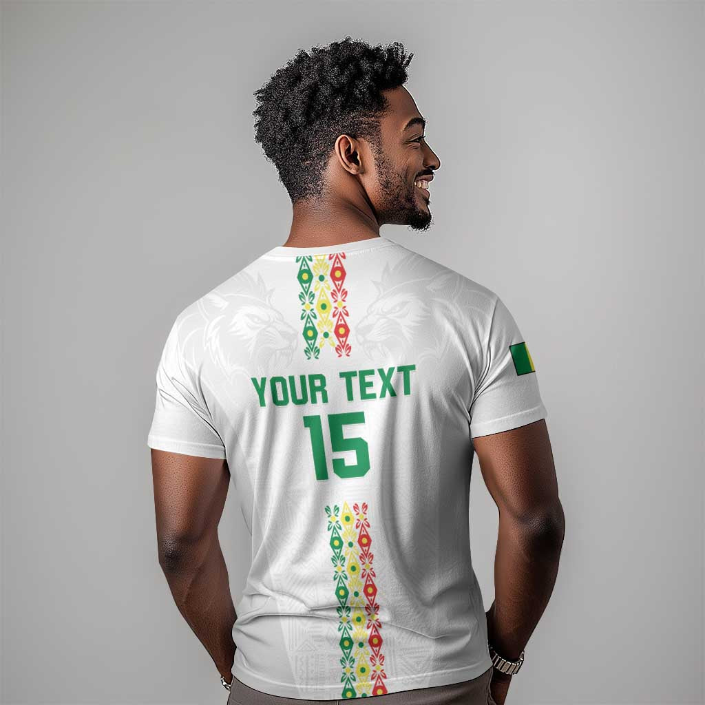 Custom Senegal Football T-Shirt Go Champions Lions de la Teranga Graphic Tee