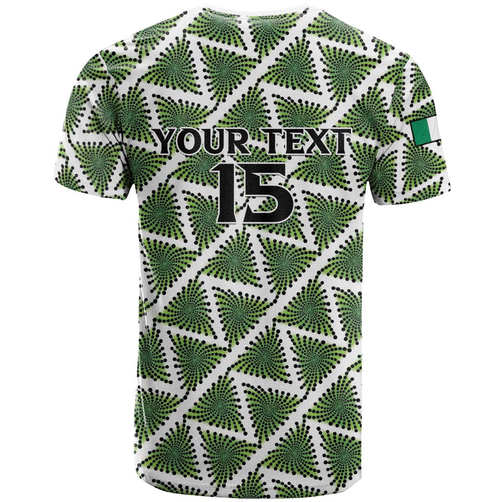 Custom Nigeria Football T-Shirt Come On Super Eagles Graphic Tee