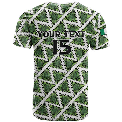 Custom Nigeria Football T-Shirt Come On Super Eagles Graphic Tee