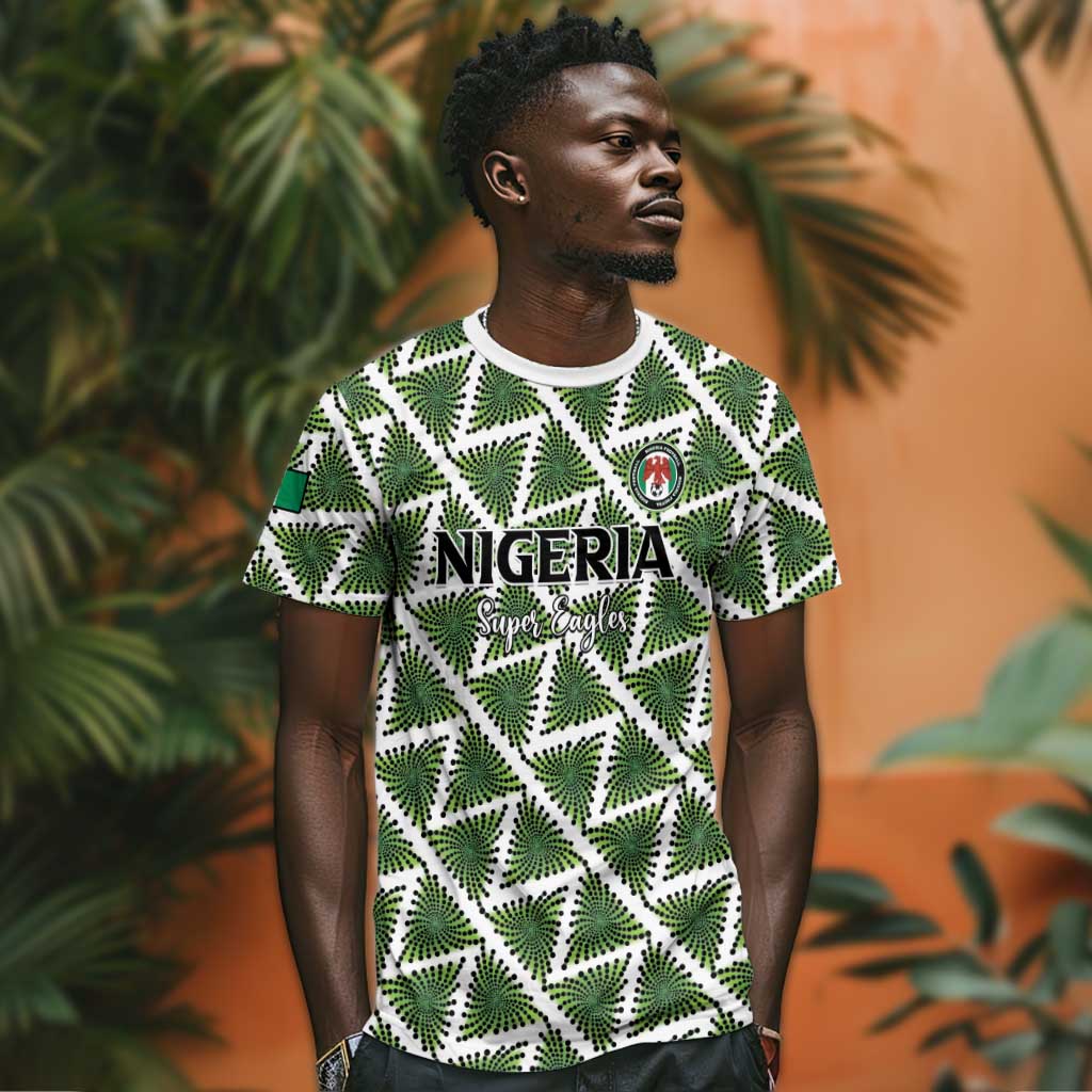Custom Nigeria Football T-Shirt Come On Super Eagles Graphic Tee
