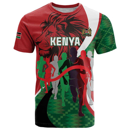 Personalised Athletics Kenya T-Shirt We Are Champions Graphic Tee