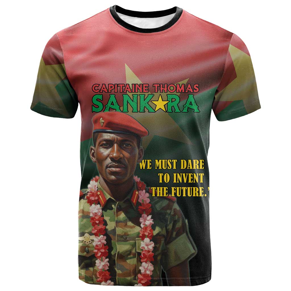 Capitaine Thomas Sankara T-Shirt We Must Dare To Invent The Future Graphic Tee