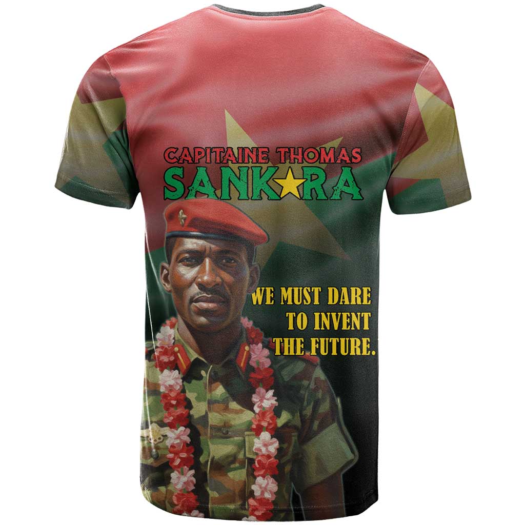 Capitaine Thomas Sankara T-Shirt We Must Dare To Invent The Future Graphic Tee