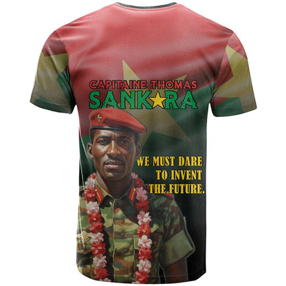 Capitaine Thomas Sankara T-Shirt We Must Dare To Invent The Future Graphic Tee