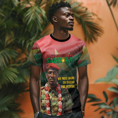 Capitaine Thomas Sankara T-Shirt We Must Dare To Invent The Future Graphic Tee