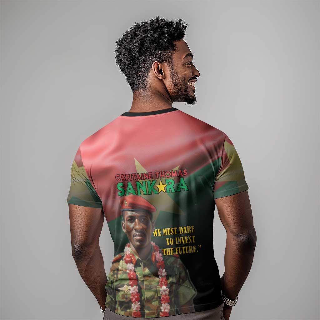 Capitaine Thomas Sankara T-Shirt We Must Dare To Invent The Future Graphic Tee