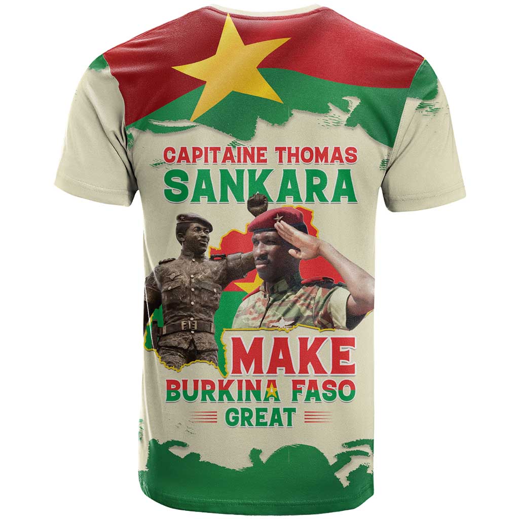 Thomas Sankara T-Shirt Make Burkina Faso Great Graphic Tee