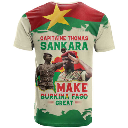 Thomas Sankara T-Shirt Make Burkina Faso Great Graphic Tee