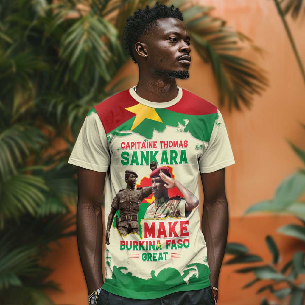 Thomas Sankara T-Shirt Make Burkina Faso Great Graphic Tee