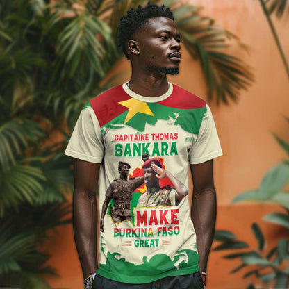 Thomas Sankara T-Shirt Make Burkina Faso Great Graphic Tee
