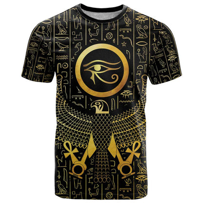 Ancient Egyptian T-Shirt Horus Falcon God Graphic Tee