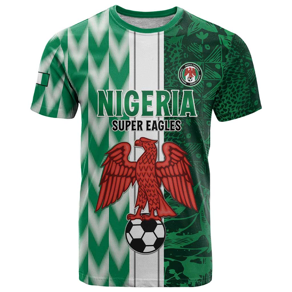 Custom Nigeria Football T-Shirt Come On Super Eagles Graphic Tee