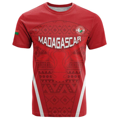 Custom Madagascar Football T-Shirt Go Barea Go Graphic Tee