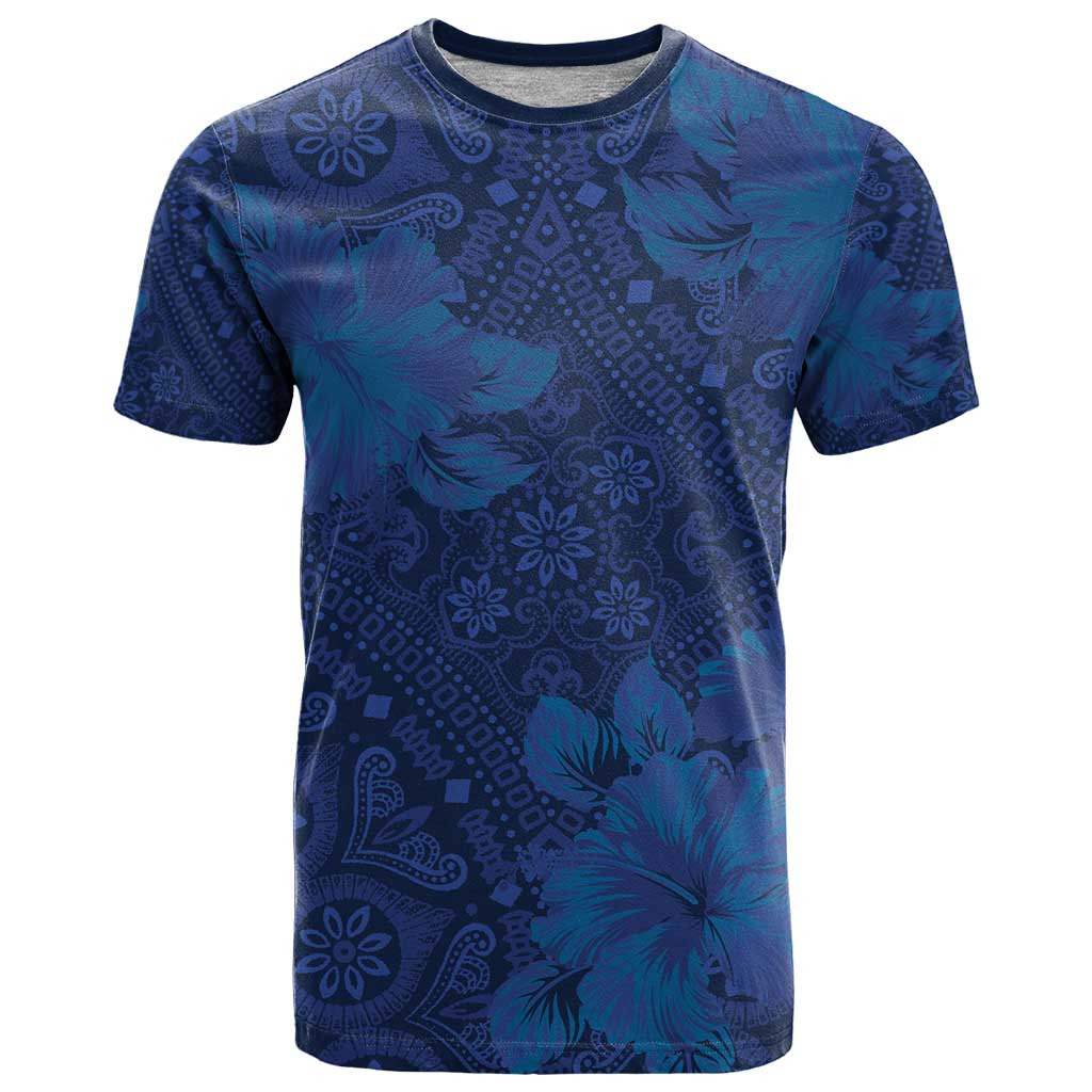 Hibiscus Mix ShweShwe African Pattern T-Shirt Graphic Tee