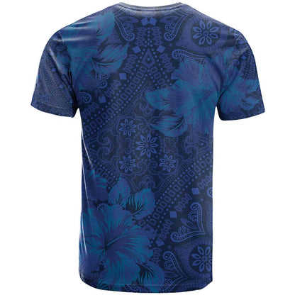 Hibiscus Mix ShweShwe African Pattern T-Shirt Graphic Tee