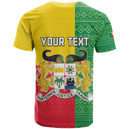 Personalised Benin T-Shirt Coat Of Arms Flag Style Graphic Tee