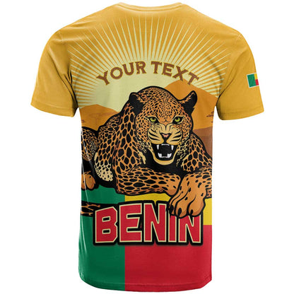 Personalised Benin Leopard T-Shirt Stay True - Stay Wild Graphic Tee