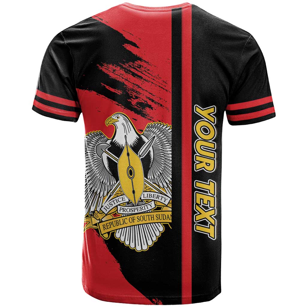 Personalized South Sudan T-Shirt Coat Of Arms - Sporty Style Graphic Tee