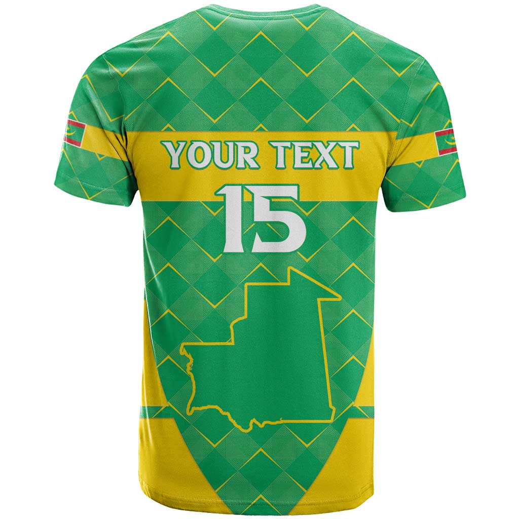 Custom Mauritania Beach Soccer 2025 T-Shirt Go Al-Murabitun Go Graphic Tee