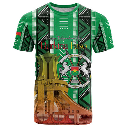 Personalized Burkina Faso Martyrs Day T-Shirt Monument des Heros Nationaux Graphic Tee