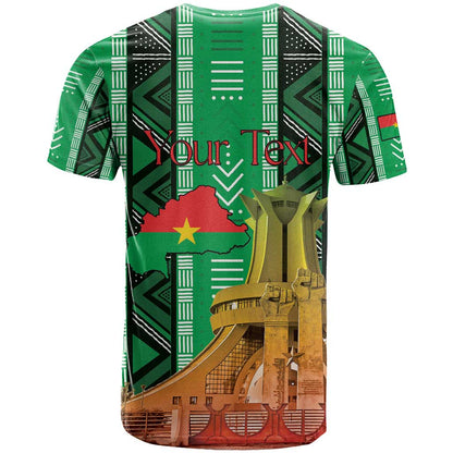 Personalized Burkina Faso Martyrs Day T-Shirt Monument des Heros Nationaux Graphic Tee