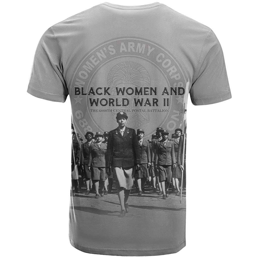 Black Women of World War II T-Shirt 6888th Central Postal Directory Battalion Graphic Tee