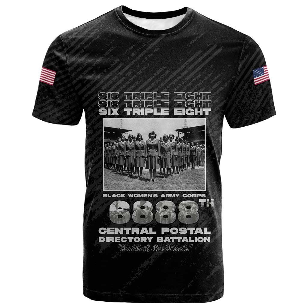 6888th Central Postal Directory Battalion T-Shirt Six Triple Eight Graphic Tee