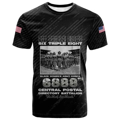 6888th Central Postal Directory Battalion T-Shirt Six Triple Eight Graphic Tee