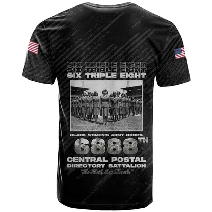 6888th Central Postal Directory Battalion T-Shirt Six Triple Eight Graphic Tee