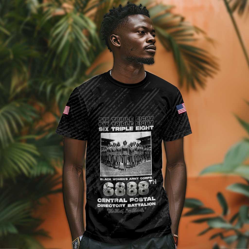 6888th Central Postal Directory Battalion T-Shirt Six Triple Eight Graphic Tee