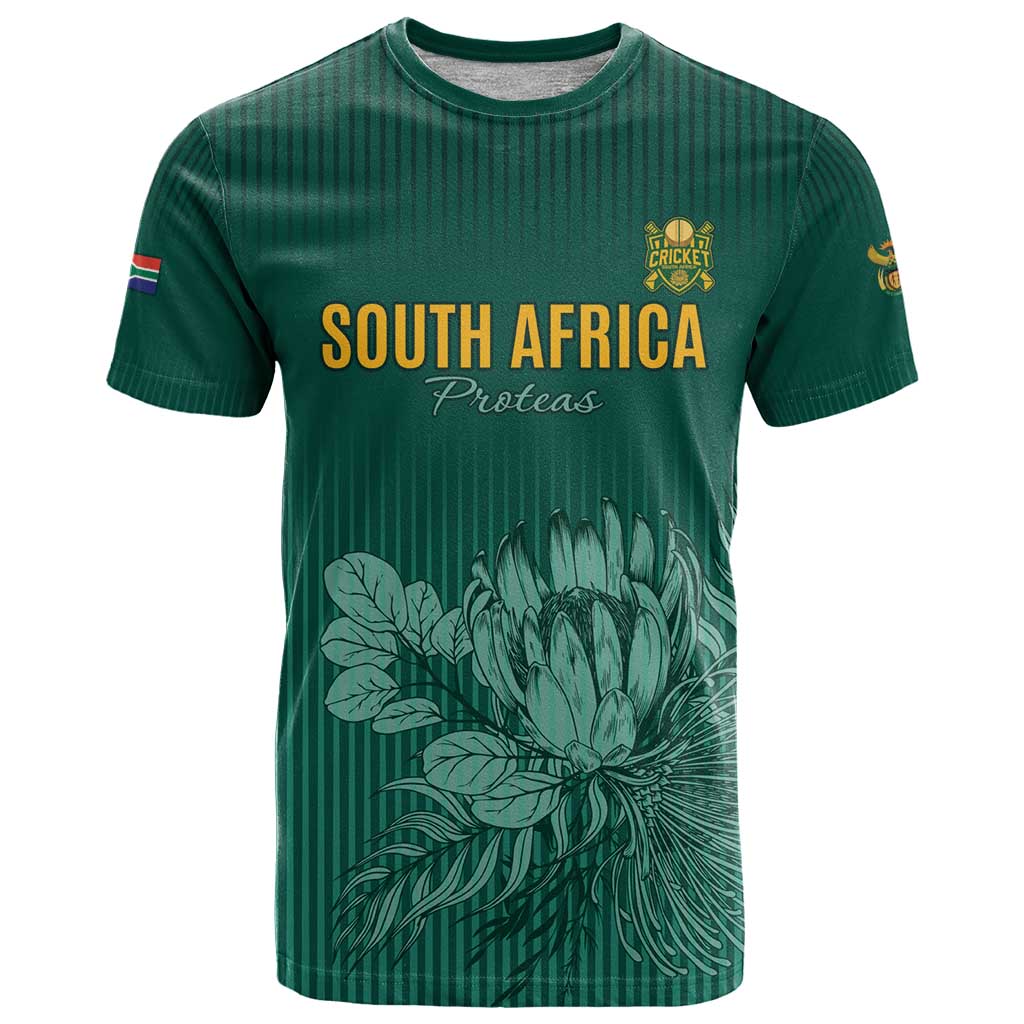 Custom South Africa Cricket T-Shirt Road To Champions Graphic Tee