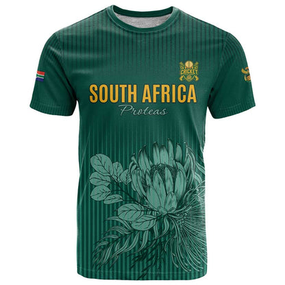 Custom South Africa Cricket T-Shirt Road To Champions Graphic Tee