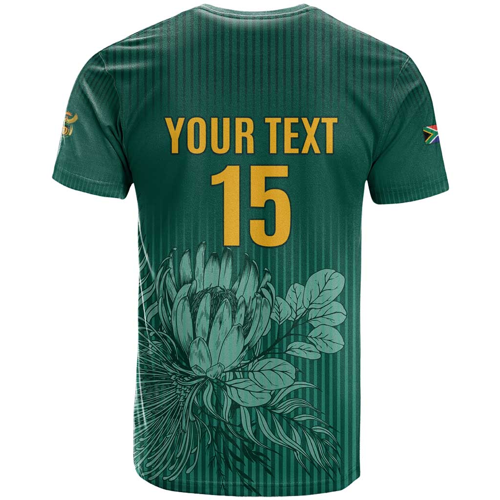 Custom South Africa Cricket T-Shirt Road To Champions Graphic Tee